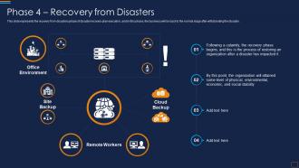 Phase 4 Recovery From Disasters Disaster Recovery Implementation Plan