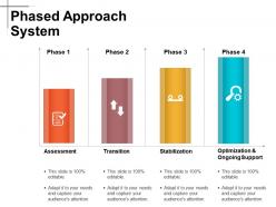 Phased approach system powerpoint slide graphics