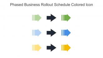 Phased Business Rollout Schedule Colored Icon In Powerpoint Pptx Png And Editable Eps Format