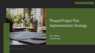 Phased Project Plan Implementation Strategy PPT Slides AT