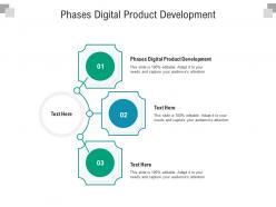 Phases digital product development ppt powerpoint presentation topics cpb
