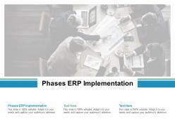 Phases erp implementation ppt powerpoint presentation slides visuals cpb