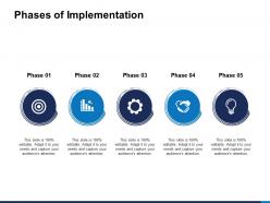 Phases of implementation target powerpoint presentation pictures good