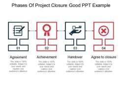 Phases of project closure good ppt example