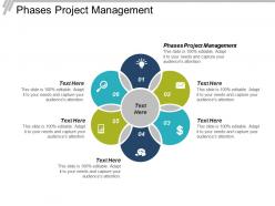Phases project management ppt powerpoint presentation file designs cpb