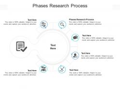 Phases research process ppt powerpoint presentation layouts clipart cpb