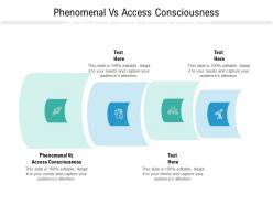 Phenomenal vs access consciousness ppt powerpoint presentation styles graphics design cpb