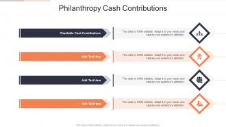 Philanthropy Cash Contributions In Powerpoint And Google Slides Cpb