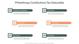 Philanthropy Contributions Tax Deductible In Powerpoint And Google Slides Cpb