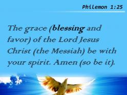 Philemon 1 25 the lord jesus christ powerpoint church sermon