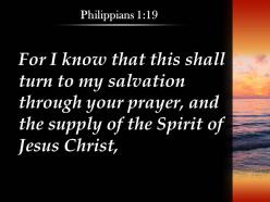 Philippians 1 19 the spirit of jesus christ powerpoint church sermon