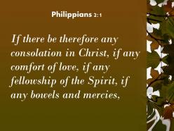 Philippians 2 1 you have any encouragement from being powerpoint church sermon