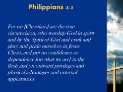 Philippians 3 3 put no confidence in the flesh powerpoint church sermon