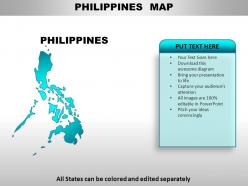 Philippines country powerpoint maps