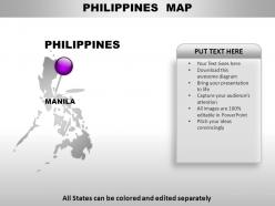 Philippines country powerpoint maps