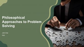 Philosophical Approaches To Problem Solving PPT Structure AT