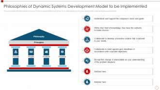 Philosophies Of Dynamic Systems Development Model To Be Implemented