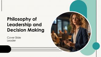 Philosophy Of Leadership And Decision Making PPT Mockup AT