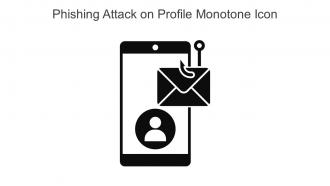Phishing Attack On Profile Monotone Icon In Powerpoint Pptx Png And Editable Eps Format