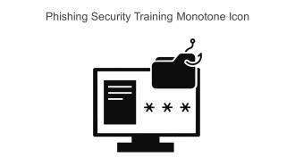 Phishing Security Training Monotone Icon In Powerpoint Pptx Png And Editable Eps Format