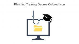Phishing Training Degree Colored Icon In Powerpoint Pptx Png And Editable Eps Format