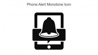 Phone Alert Monotone Icon In Powerpoint Pptx Png And Editable Eps Format