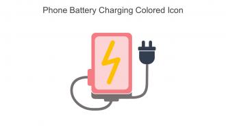 Phone Battery Charging Colored Icon In Powerpoint Pptx Png And Editable Eps Format