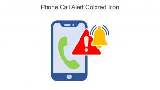 Phone Call Alert Colored Icon In Powerpoint Pptx Png And Editable Eps Format