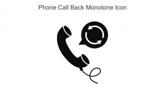 Phone Call Back Monotone Icon In Powerpoint Pptx Png And Editable Eps Format