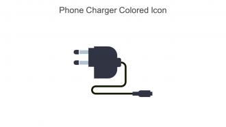 Phone Charger Colored Icon In Powerpoint Pptx Png And Editable Eps Format