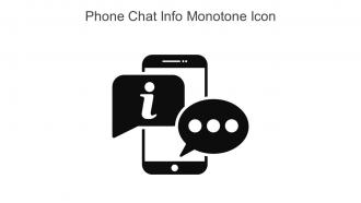 Phone Chat Info Monotone Icon In Powerpoint Pptx Png And Editable Eps Format