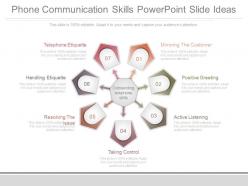 Phone communication skills powerpoint slide ideas