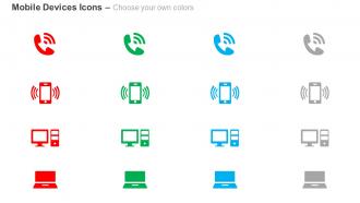 Phone laptop wifi computer mobile ppt icons graphics
