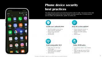 Phone Security Powerpoint Ppt Template Bundles Attractive Adaptable