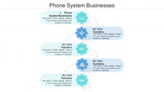 Phone system businesses ppt powerpoint presentation summary cpb