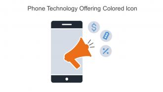 Phone Technology Offering Colored Icon In Powerpoint Pptx Png And Editable Eps Format