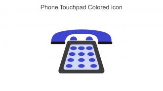 Phone Touchpad Colored Icon In Powerpoint Pptx Png And Editable Eps Format