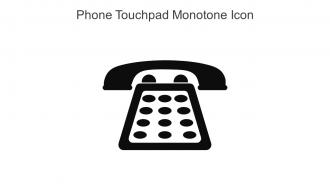 Phone Touchpad Monotone Icon In Powerpoint Pptx Png And Editable Eps Format