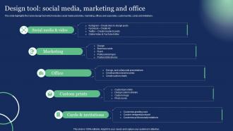 Photo Editing Company Profile Design Tool Social Media Marketing And Office CP SS V
