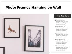 Photo Frames Hanging On Wall