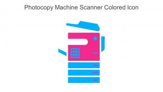 Photocopy Machine Scanner Colored Icon In Powerpoint Pptx Png And Editable Eps Format