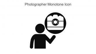 Photographer Monotone Icon In Powerpoint Pptx Png And Editable Eps Format