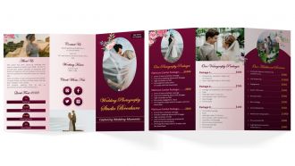 Photography Brochure Wedding Trifold