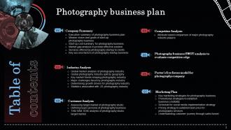 Photography Business Plan Powerpoint Presentation Slides Colorful
