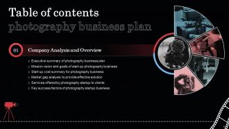 Photography Business Plan Powerpoint Presentation Slides Interactive