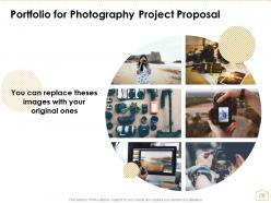 Photography Project Proposal Powerpoint Presentation Slides