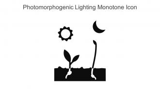 Photomorphogenic Lighting Monotone Icon In Powerpoint Pptx Png And Editable Eps Format