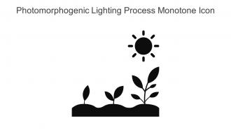 Photomorphogenic Lighting Process Monotone Icon In Powerpoint Pptx Png And Editable Eps Format