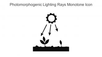 Photomorphogenic Lighting Rays Monotone Icon In Powerpoint Pptx Png And Editable Eps Format