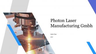 Photon Laser Manufacturing Gmbh PPT Template ACP